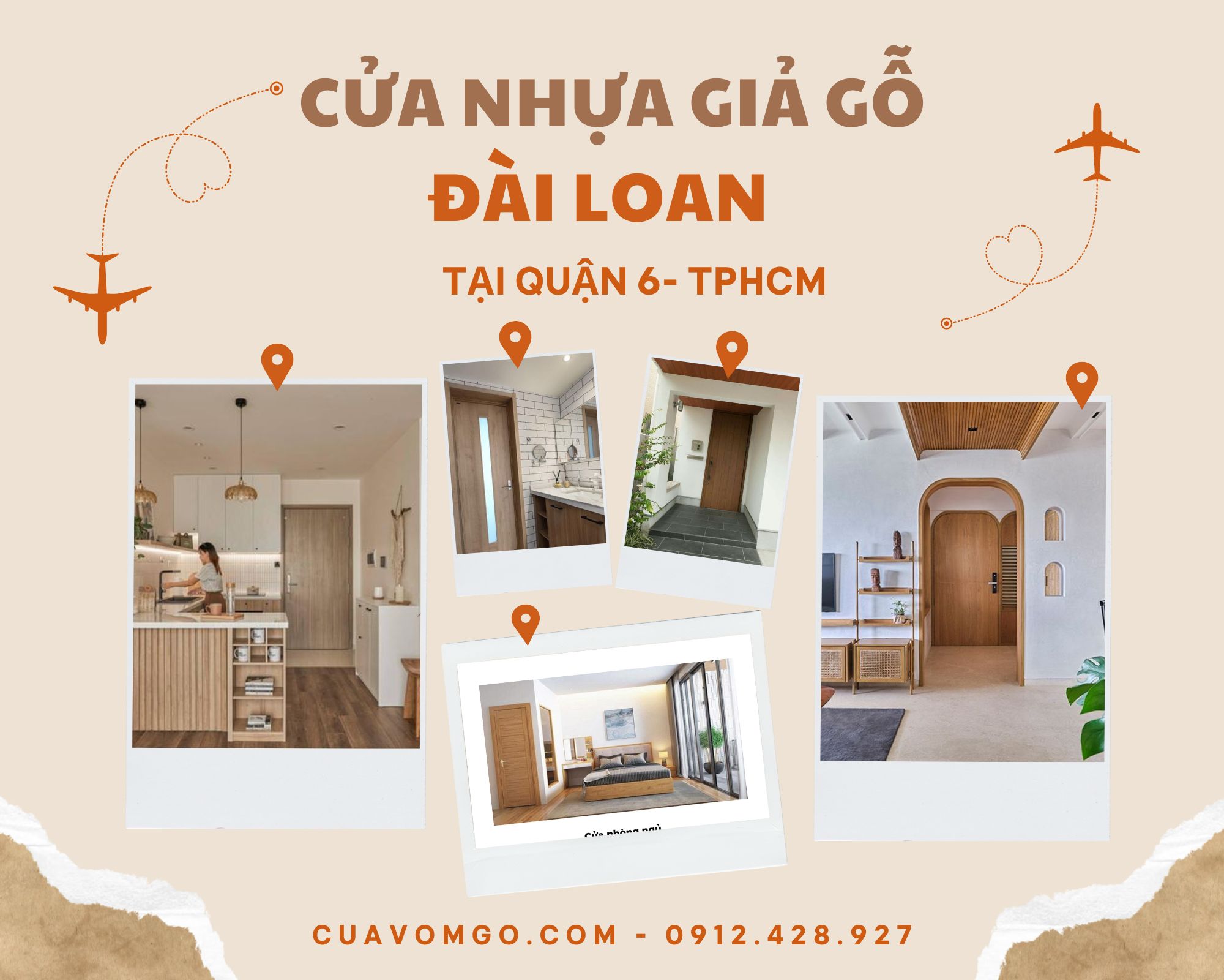 Cửa nhựa Đài Loan tại Quận 7  Báo giá mới nhất